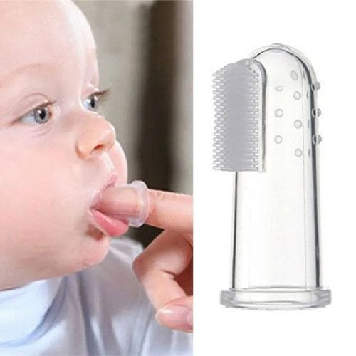 Tasfi Soft Silicone Baby Finger Toothbrush & Oral Massager with Case